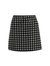 Eyelet Detailed Mini Skirt - Black - Black