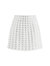 Eyelet Detailed Mini Skirt - Ecru - Ecru