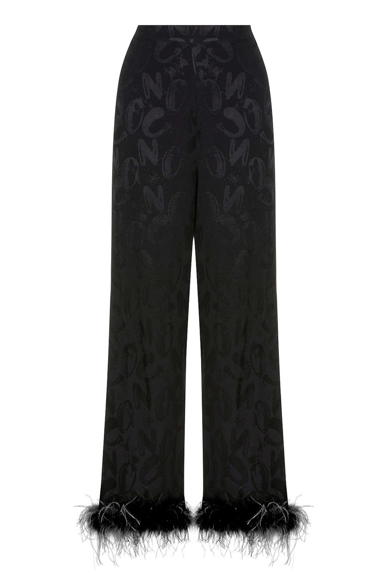 Feathered Pants - Lilac