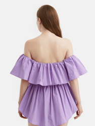 Flowy Mini Dress - Lilac
