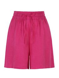 Flowy Mini Shorts - Fuchsia