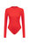 High Neck Bodysuit - Red