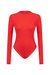 High Neck Bodysuit - Red