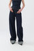 High Waist Folding Leg Jeans