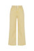 High Waist Wide Leg Jeans - Yellow