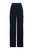 High-Waisted Pants - Navy Blue