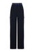 High-Waisted Pants - Navy Blue