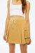 High-Waisted Ribbed Mini Skirt (Final Sale)