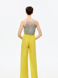 High-Waisted Wide-Leg Pants