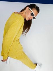 Knitted Jogging Pants - Saffron - Saffron