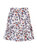 Leopard Print Draped Mini Skirt