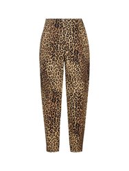 Leopard Print Slouchy Pants