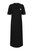 Long Dress With Cutout Detail - Black