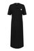 Long Dress With Cutout Detail - Black
