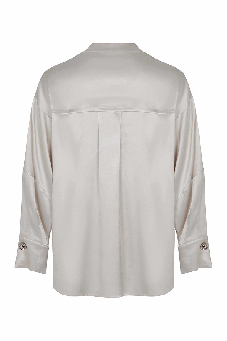 Mandarin Collar Shirt (Final Sale)