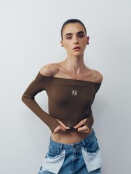 Metallic Jersey CropTop