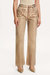 Metallic Straight Leg Jeans