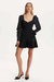 Mini Crepe Dress - Black