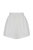 Mini Linen Shorts - Black - Ecru
