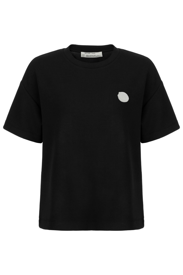 Oversized Crew Neck T-Shirt - Black