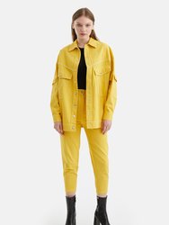 Oversized Jacket - Yellow - Yellow