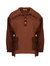 Oversized Quilted Sweatshirt - Brown