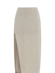 Pencil Skirt With Slit