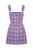 Plaid Overall Dress