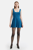 Pleated Mini Dress - Blue