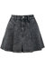 Pleated Mini Skirt - Anthracite