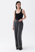 Pleated Palazzo Pants - Black