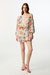 Printed Flowy Dress - Multi-Colored