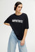 Printed Oversize T-Shirt - Black