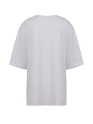 Printed Oversized T-Shirt - White
