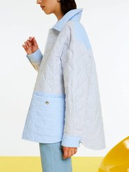 Quilted Oversized Shirt Jacket