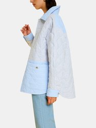 Quilted Oversized Shirt Jacket