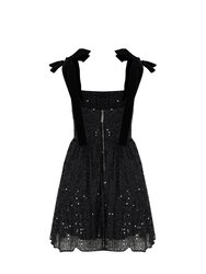 Sequined Flowy Mini Dress