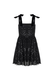 Sequined Flowy Mini Dress