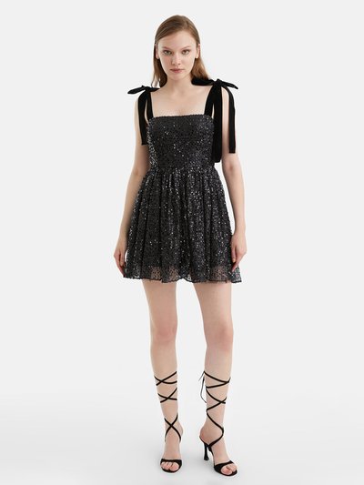 Nocturne Sequined Flowy Mini Dress product
