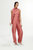 Shawl Collar Detailed Jumpsuit - Dried Rose