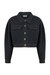 Shirt Collar Crop Jacket