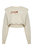 Shoulder Pad Embroidered Sweatshirt