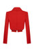 Shoulder Pad Jacket - Red