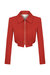 Shoulder Pad Jacket - Red