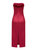 Strapless Midi Dress - Fuchsia