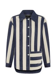 Striped Jacket - Multi-Colored