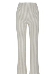 Striped Wide-Leg Pants