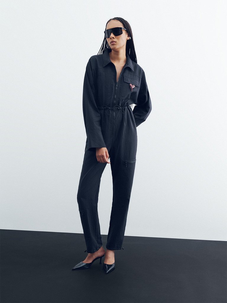 Technical Jumpsuit (Final Sale) - Black