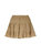 Tiered Mini Linen Skirt - Black