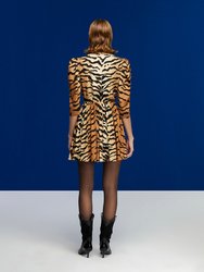 Tiger Print Mini Dress